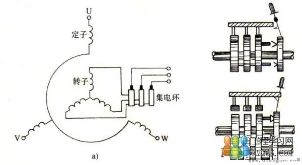 單相異步電動機接線圖